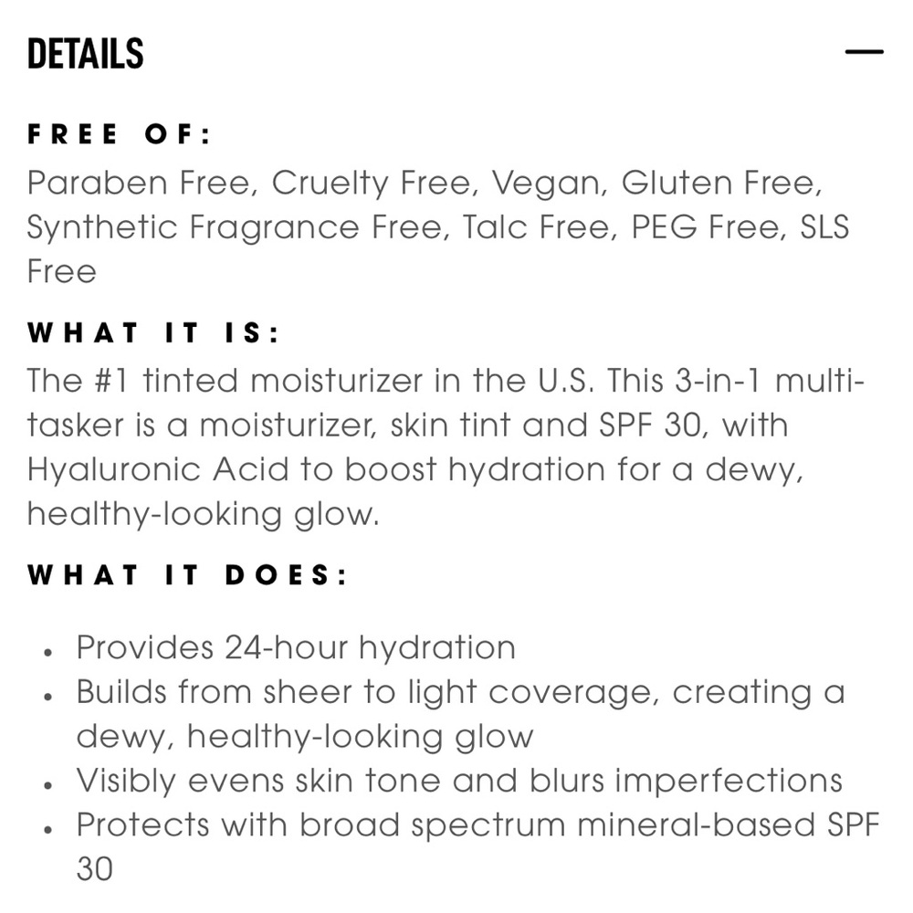 bareMinerals DUO of Complexion Rescue Tinted Moisturizer, Vanilla - travel-size - Picture 13 of 16